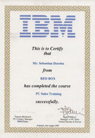 Certyfikat IBM